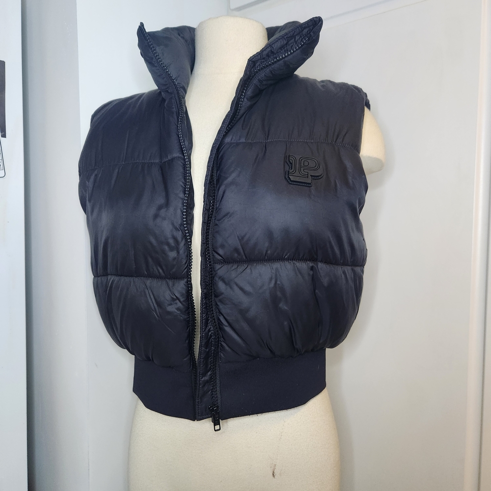 Victoria's Secret PINK Black Quilted Vest